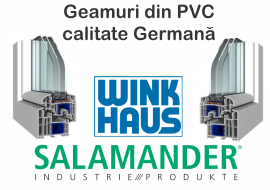 Geamuri din PVC in diverse culori Renolit sau placate cu aluminiu